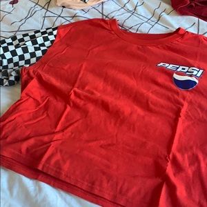 Pepsi shirt with checkered